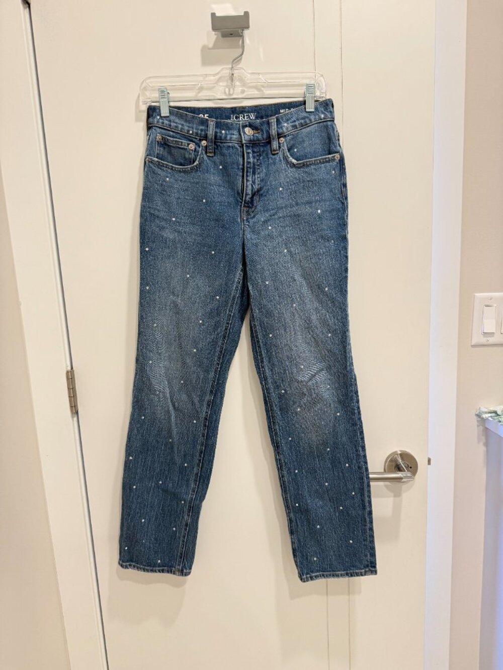 J. Crew Straight Jewel Jeans
